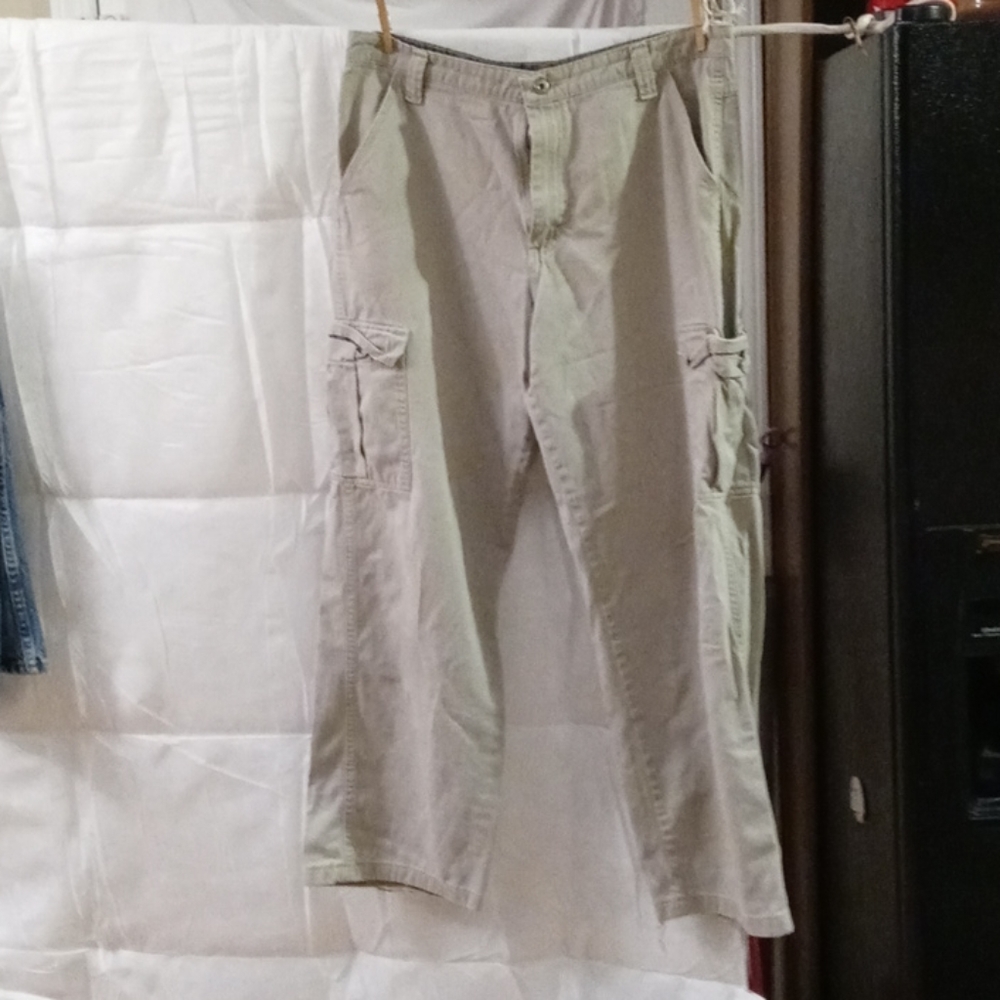 Khaki cargo pants